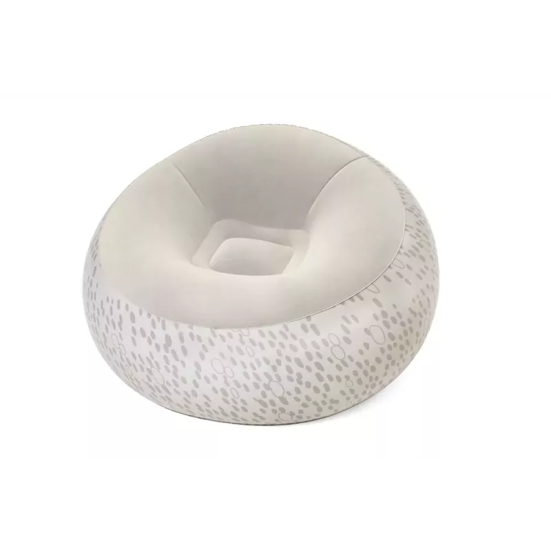 Bestway opblaasbare stoel grijs 75052