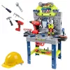 LEAN TOYS handige Harry tafel 2-in-1 koffer gereedschapsset schroevendraaier helm 133 stuks