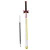 LEAN katana zwaard anime balpen metaal zwarte inkt navulbaar wit en geel