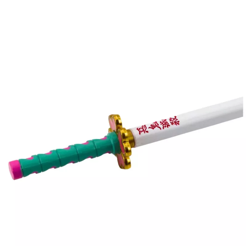 LEAN katana zwaard anime balpen metaal zwarte inkt navulbaar turquoise