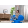 Bestway opblaasbare blauwe stoel 112 x 112 x 70 cm