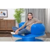Bestway opblaasbare blauwe stoel 112 x 112 x 70 cm