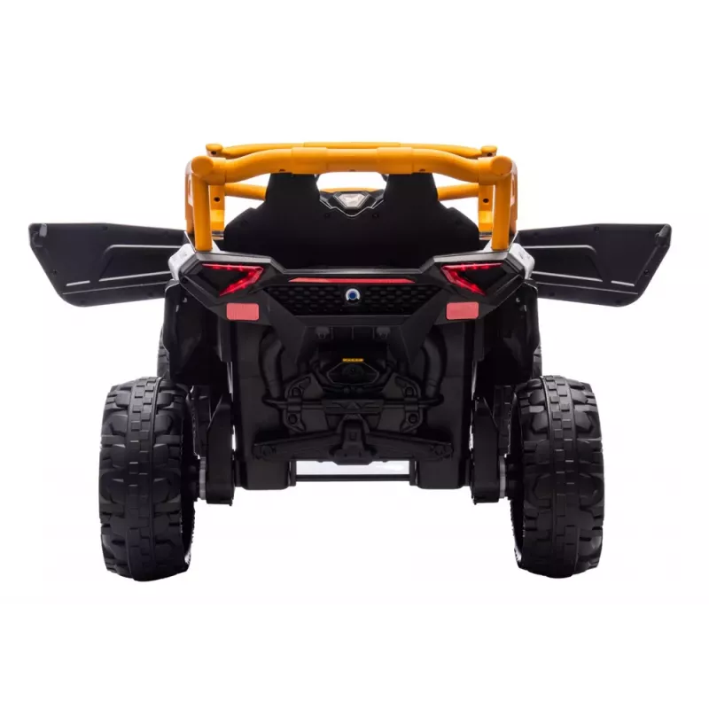 LEAN CARS M2 geel accu-aangedreven voertuig 4x4