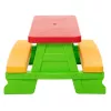 Dorex groene kindertuin tafel- en bankenset 5067
