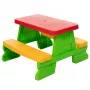 Dorex groene kindertuin tafel- en bankenset 5067