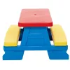Dorex blauwe tuintafel- en bankenset voor kinderen 5067