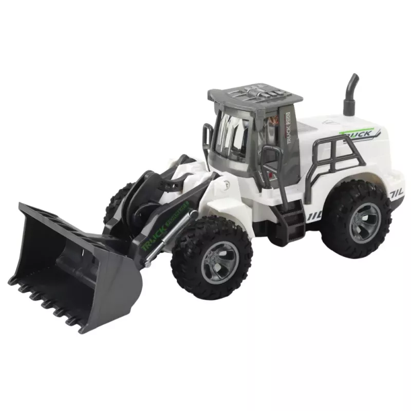 LEAN TOYS op afstandsbediening bouwgraafmachine RC lichten wit 1:30