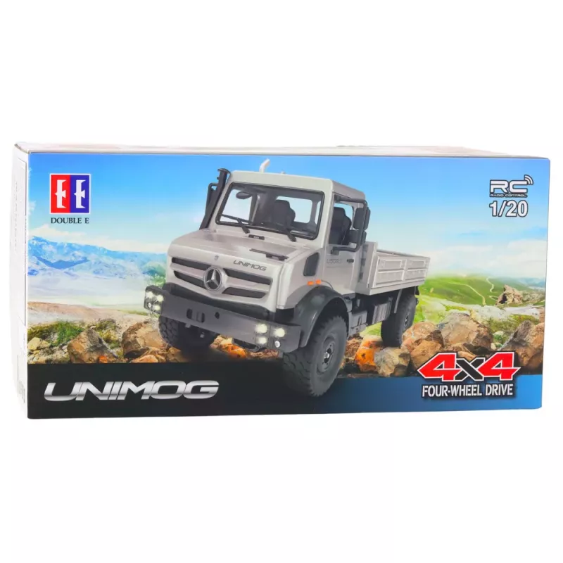 Double E Mercedes Unimog op afstandsbediening offroad voertuig RC 4x4 1:20