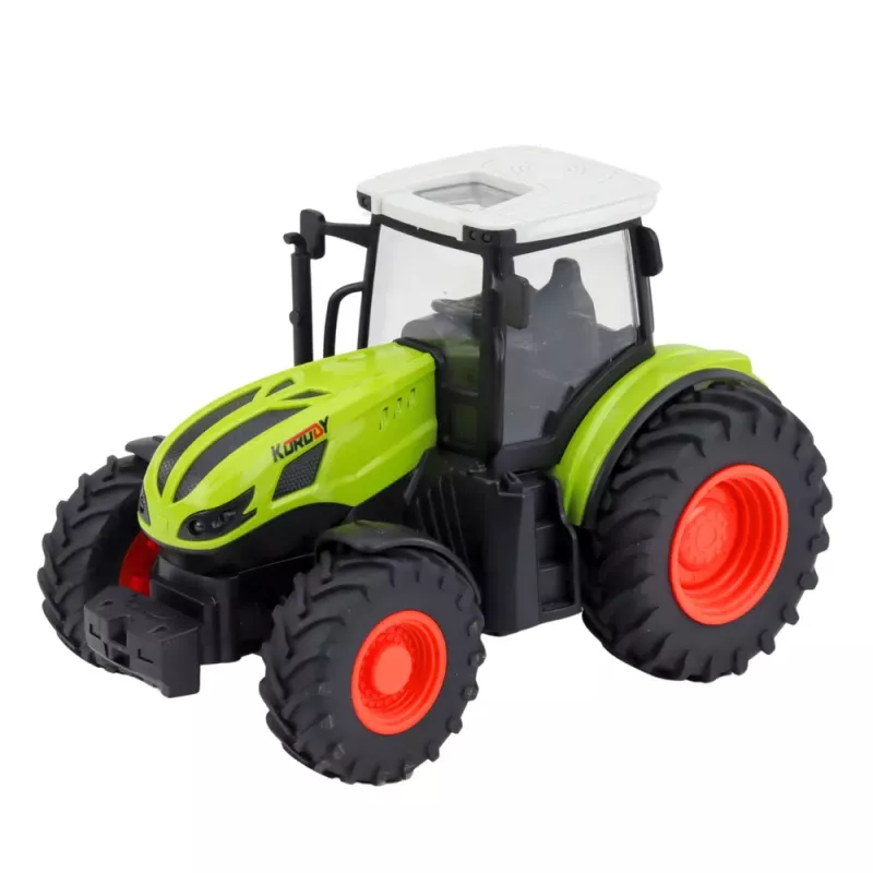 LEAN TOYS RC afstandsbediening tractor met balenpers, landbouwtractor 1:24