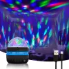 LEAN projectorbal nachtlampje kleurrijke LED-lichten 360° afstandsbediening