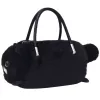 LEAN TOYS pluche kattenvormige handtas met kettinghengels, zwart