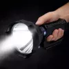 LEAN grote zaklamp schijnwerper met statief LED zoeklicht W5120 powerbank 31 cm
