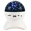 LEAN nachtlampje star projector 3-in-1 Bluetooth LED luidspreker wit