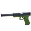 LEAN TOYS speelgoedpistool schuimpatronen munitiehulzen groen - 100 stuks