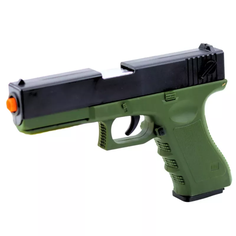 LEAN TOYS speelgoedpistool schuimpatronen munitiehulzen groen - 100 stuks
