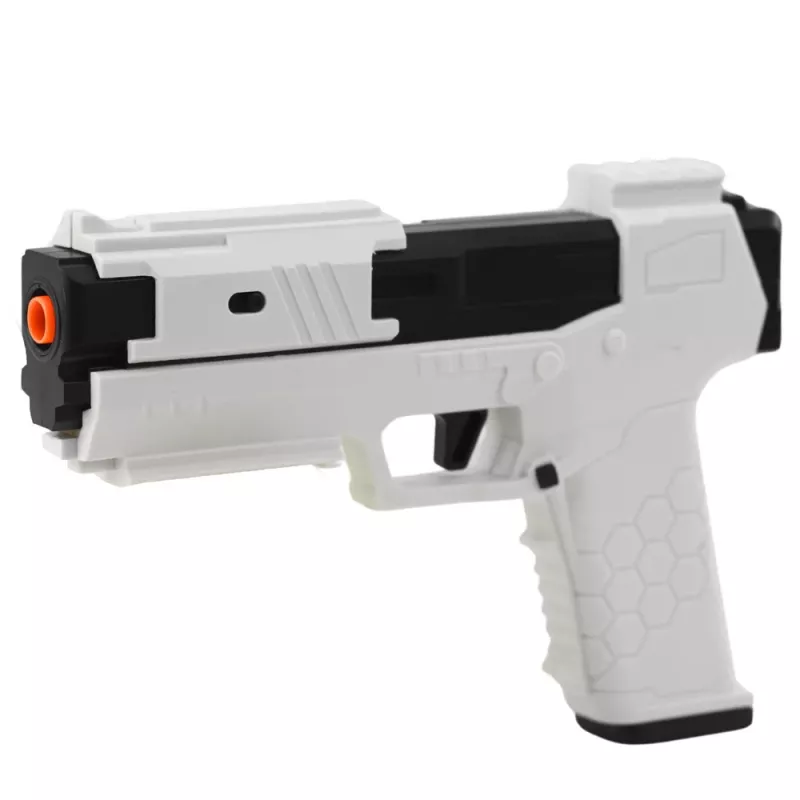 LEAN TOYS speelgoedpistool schuimpatronen munitiehulzen wit (100 stuks)