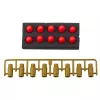 LEAN TOYS speelgoedpistool schuimpatronen munitiehulzen wit (100 stuks)