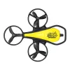 LEAN TOYS mini RC drone Syma X36 vier-assige acrobatiek geel