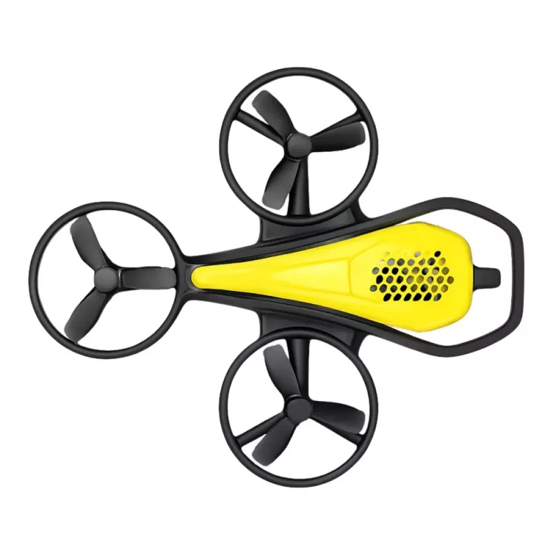 LEAN TOYS mini RC drone Syma X36 vier-assige acrobatiek geel