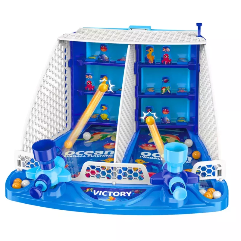 LEAN TOYS Flipperkast oceaan vis schiet arcadespel