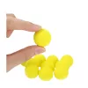 LEAN TOYS Soft schuimbal pistool schoolbus geel 6 stuks