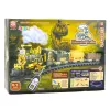 LEAN TOYS Classic trein dinosaurussen licht geluid rook 39 stuks