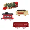 LEAN TOYS Elektrische trein Classic train met lichten, geluiden, rookeffect, 24 delen