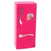 LEAN TOYS Poppenkeuken set met koelkast, fornuis en accessoires, roze