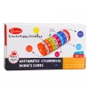 LEAN TOYS Leerzame rekenroller voor kinderen Nuka telpuzzel - blauw