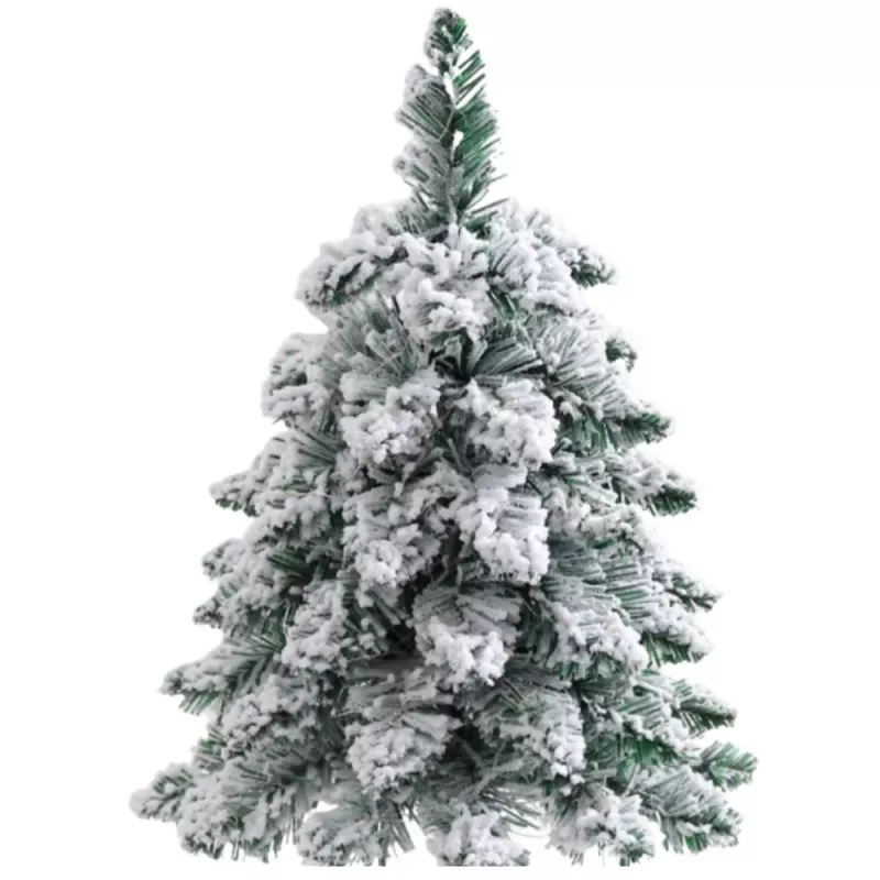 LEAN Decoratieve kunstkerstboom op stam met sneeuw, 60 x 16 cm