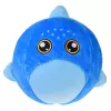 LEAN TOYS Groeiende pluchen blauwe haai springbal pomp 50 cm