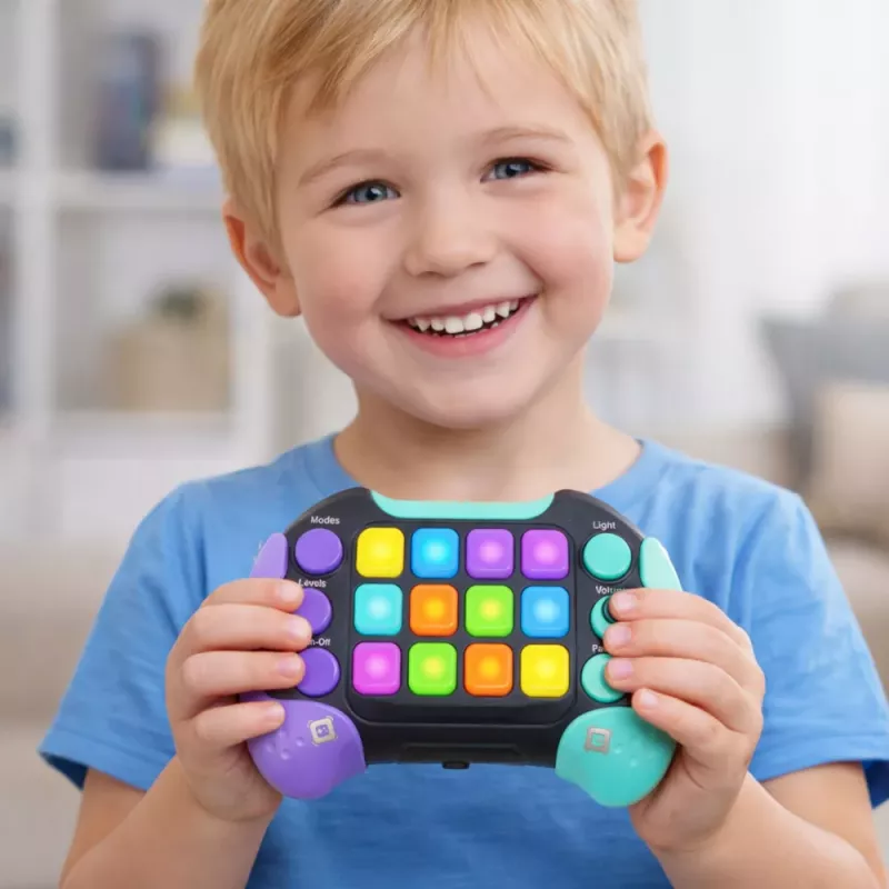 LEAN TOYS Elektronische Arcade Educatieve Console Game met 11 spelmodi