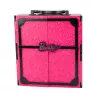 LEAN TOYS Roze kledingkast set voor poppen, kleren, schoenen, accessoires
