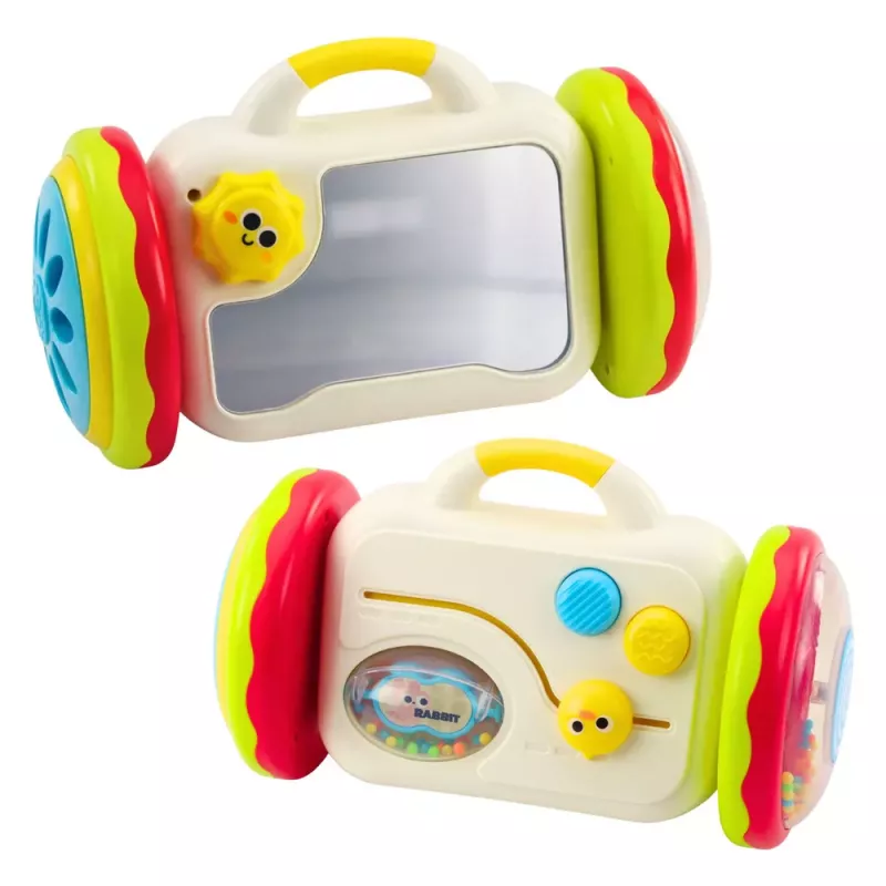 LEAN TOYS Escape spiegel interactief leerspeelgoed voor peuters rammelaar