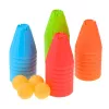 LEAN TOYS Educatief behendigheidsspel Fast Cups 3in1 ballen bekers 38 stuks