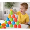 LEAN TOYS Educatief behendigheidsspel Fast Cups 3in1 ballen bekers 38 stuks