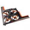 LEAN TOYS RC-drone vliegende quadrocopter met LED-verlichting en app-bediening