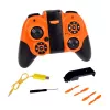 LEAN TOYS RC-drone vliegende quadrocopter met LED-verlichting en app-bediening