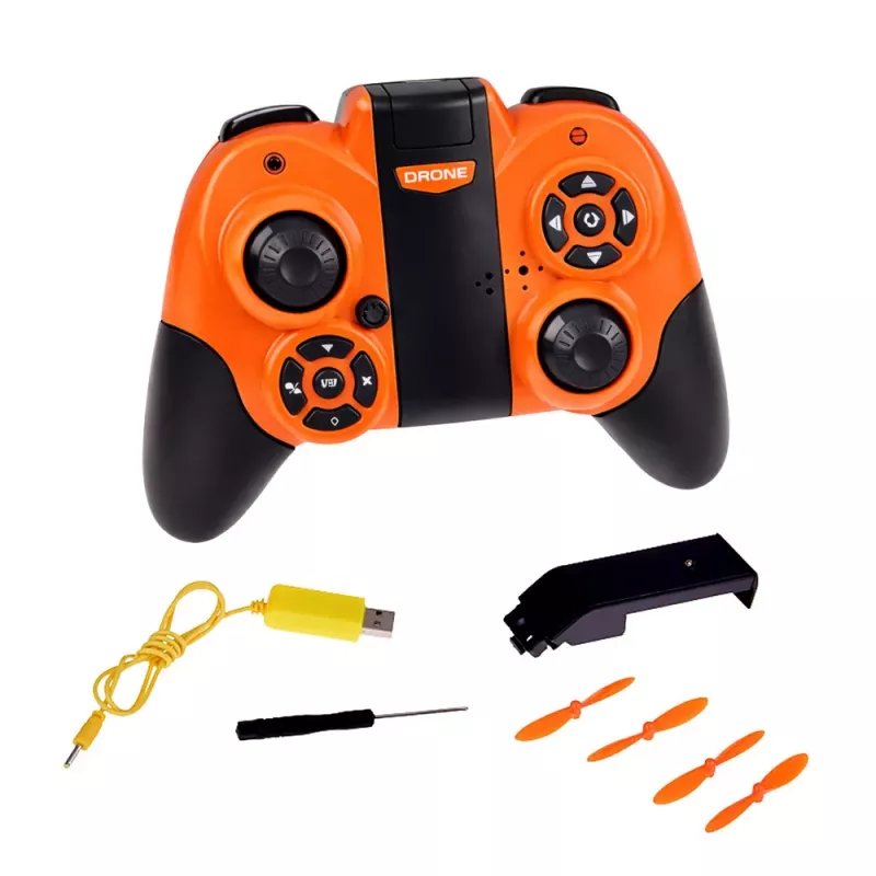 LEAN TOYS RC-drone vliegende quadrocopter met LED-verlichting en app-bediening