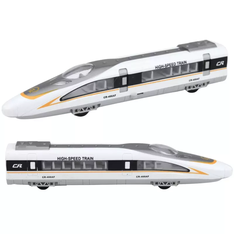 LEAN TOYS High Speed Express trein met openslaande deuren, gemotoriseerd, lichten en geluiden