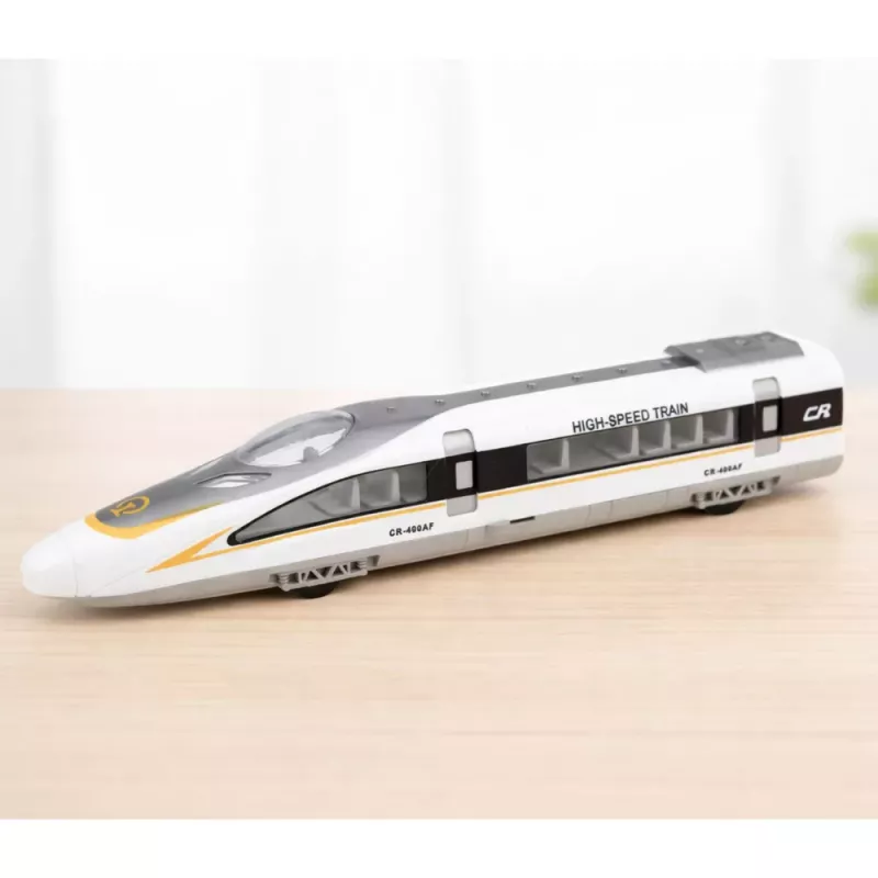 LEAN TOYS High Speed Express trein met openslaande deuren, gemotoriseerd, lichten en geluiden