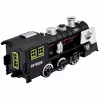LEAN TOYS klassieke locomotief obstakelsensor rook licht geluid zwart