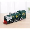 LEAN TOYS klassieke locomotief obstakelsensor rook licht geluid groen