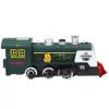 LEAN TOYS klassieke locomotief obstakelsensor rook licht geluid groen