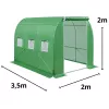 LEAN Kas voor groenten, groene UV-ramen, 3,5x2x2 m, 7 m²