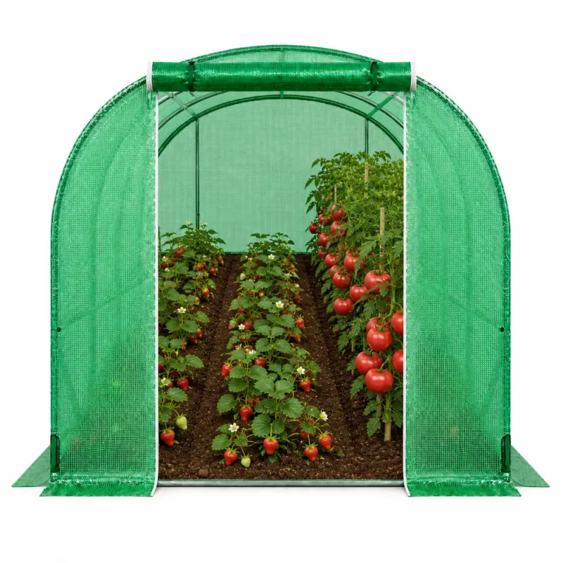 LEAN Folietunnel tuin groentekas PRO frame 25MM 6x3x2M 18M²