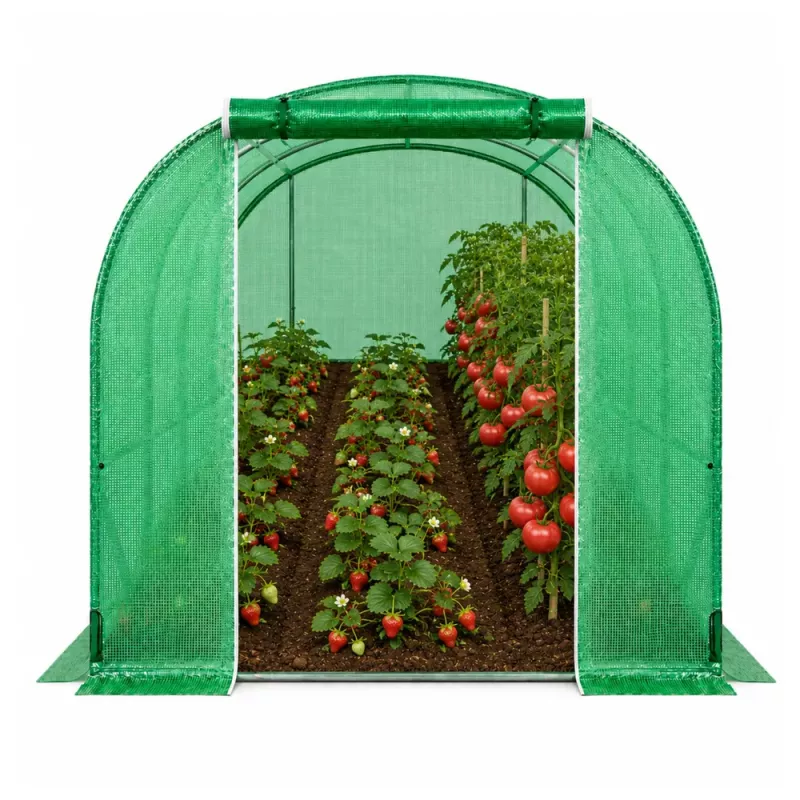 LEAN Folietunnel tuin groente kas PRO frame 25MM 10x3x2M 30M²