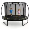 LEAN SPORT LEAN tuintrampoline met binnennet zwart en groen 183CM 6FT