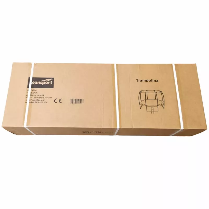 LEAN SPORT LEAN tuintrampoline met binnennet zwart en groen 252CM 8FT