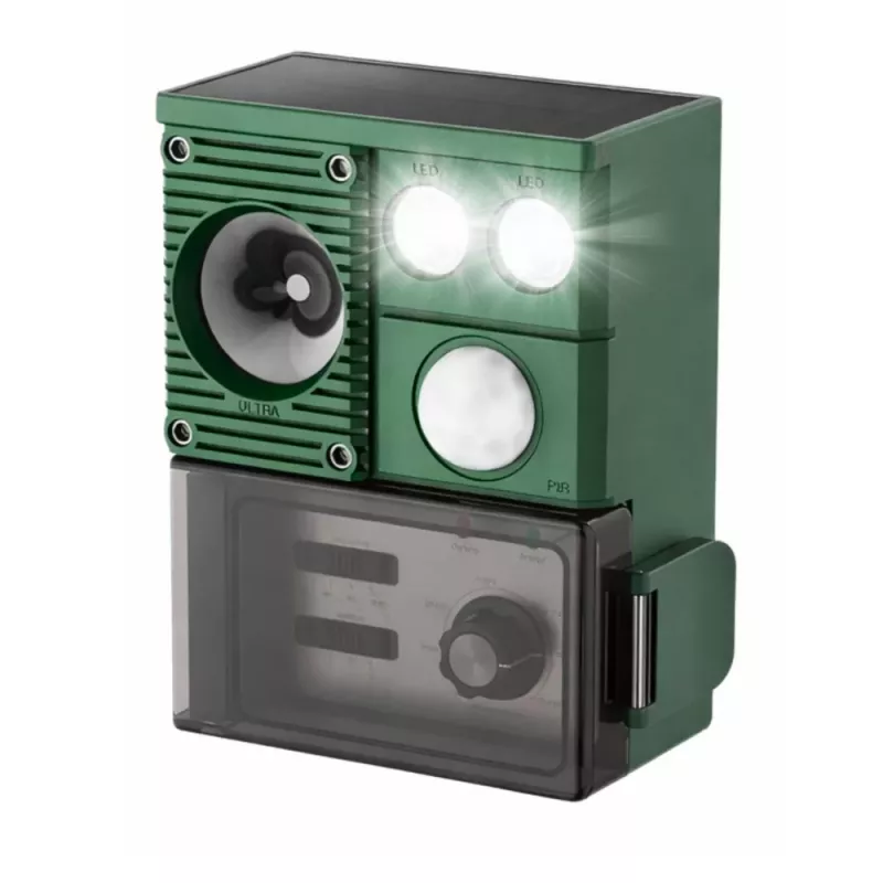LEAN Solar dierenverjager met bewegingssensor, ultrasoon, LED-diodes
